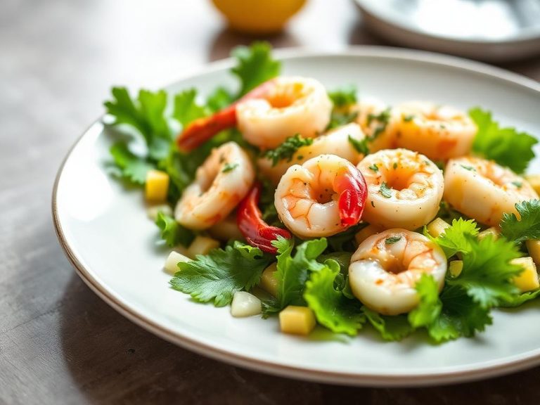 Shrimp Salad with Lemon-Herb Vinaigrette