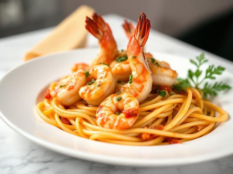Shrimp Scampi with Pasta