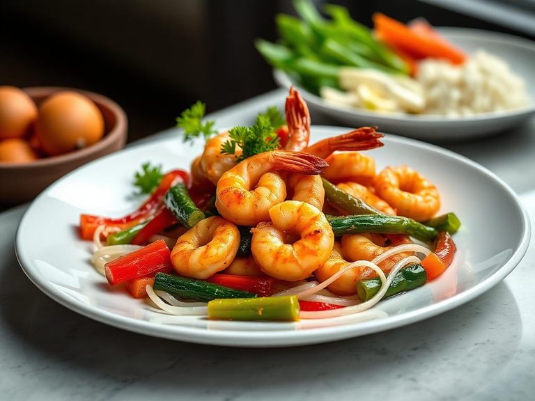 Shrimp Stir-Fry with Vegetables
