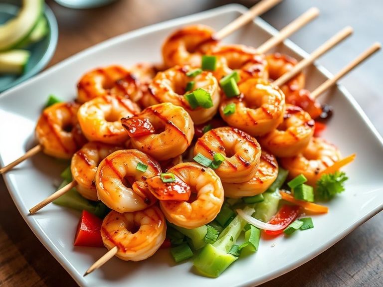 Shrimp Teriyaki Skewers