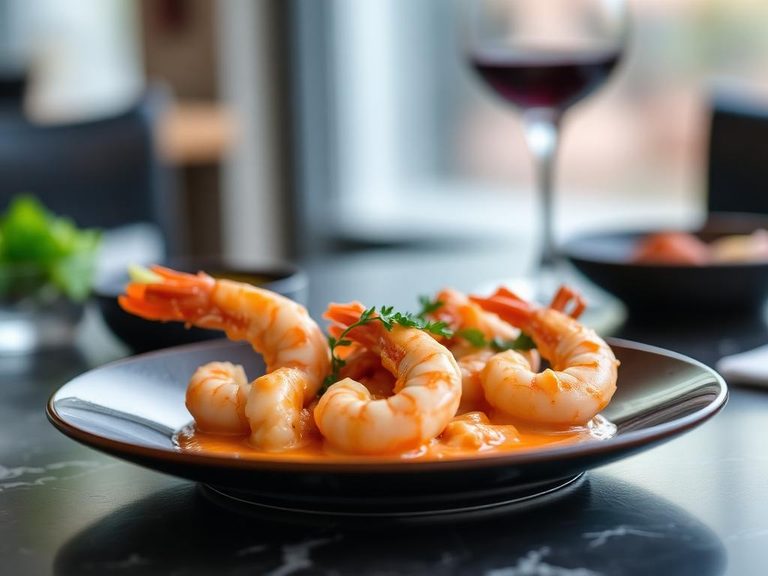 Shrimp with Lobster Sauce (Cantonese Style)