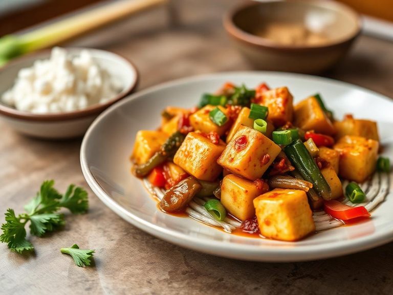 Sichuan Tofu with Vegetables