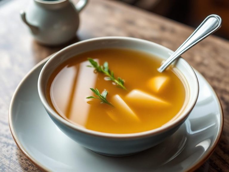 Simple broth for sipping