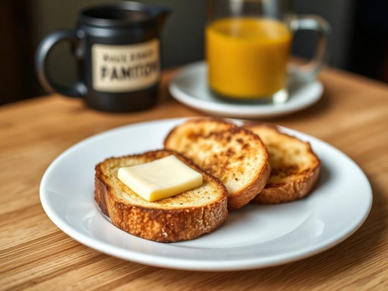 Simple Buttered Toast