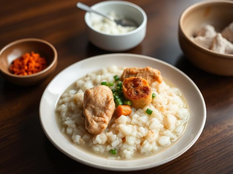 Simple Chicken and Rice Porridge