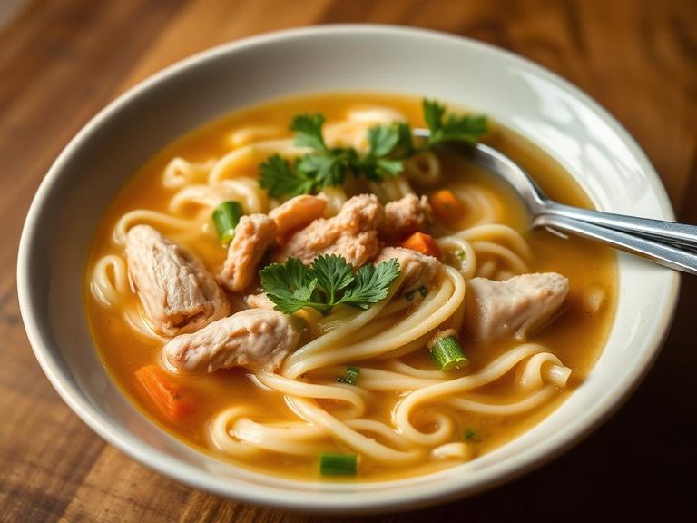Simple Chicken Noodle Soup (prepared)