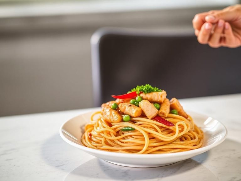 Simple Chicken Noodle Stir-fry