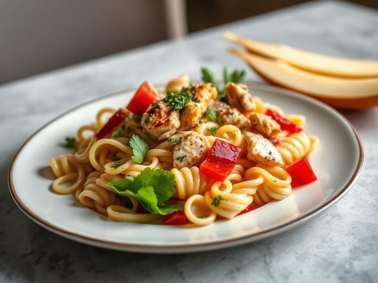 Simple Chicken Pasta Salad