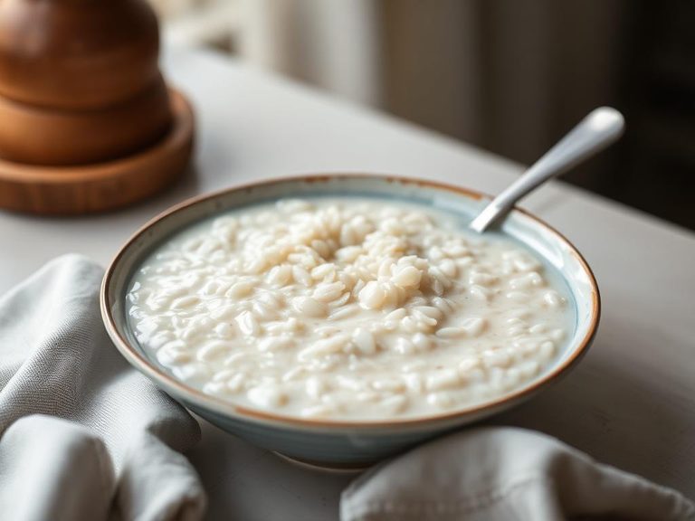 Simple rice cereal porridge