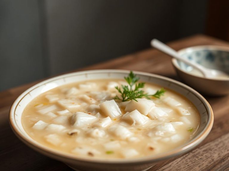 Simple rice porridge (Congee)
