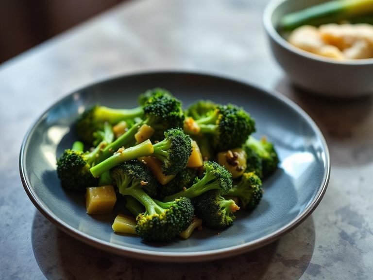 Simple sautéed broccoli