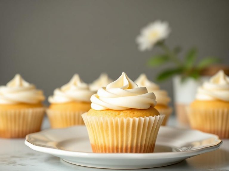 Simple Vanilla Cupcakes