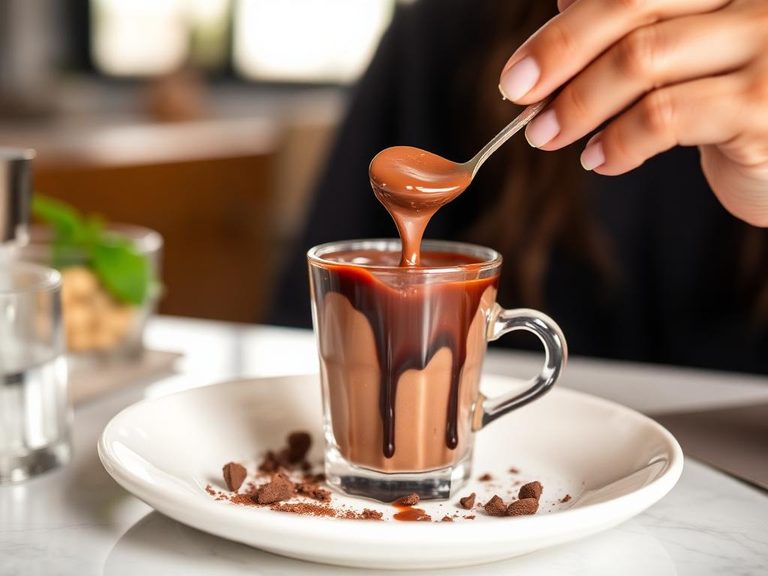 Sipping chocolate