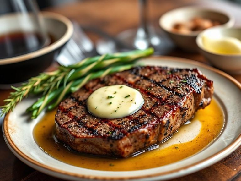 Sirloin Steak with Garlic Butter