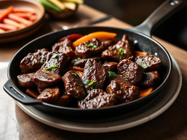 Sizzling Pepper Steak Skillet