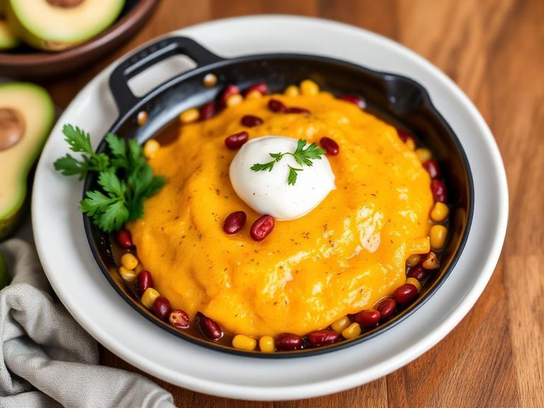 Skillet Corn Pone with Beans