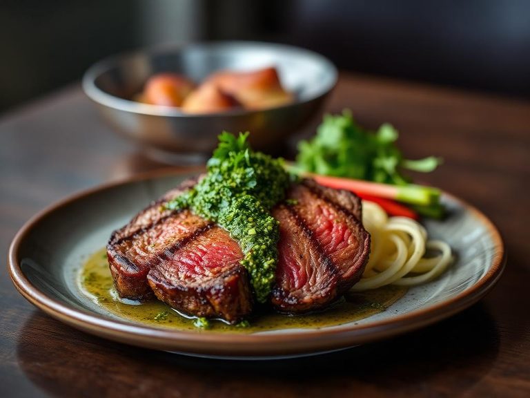 Skirt Steak with Chimichurri