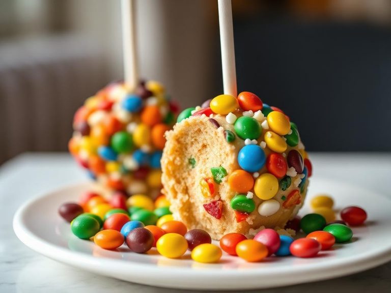 Skittles Cake Pop