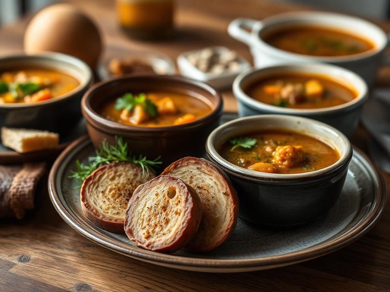 Sliced and served alongside hearty soups or stews
