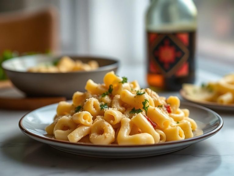 Sliced in macaroni and cheese