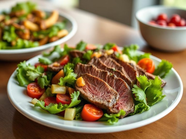 Sliced Steak Salad