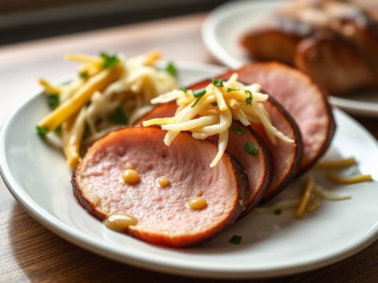 Sliced with sauerkraut and mustard