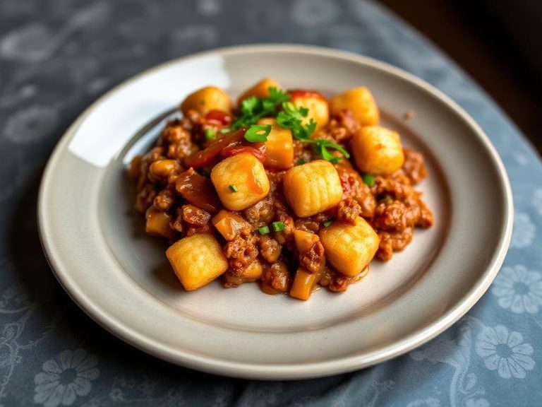 Sloppy Joe Tater Tot Casserole