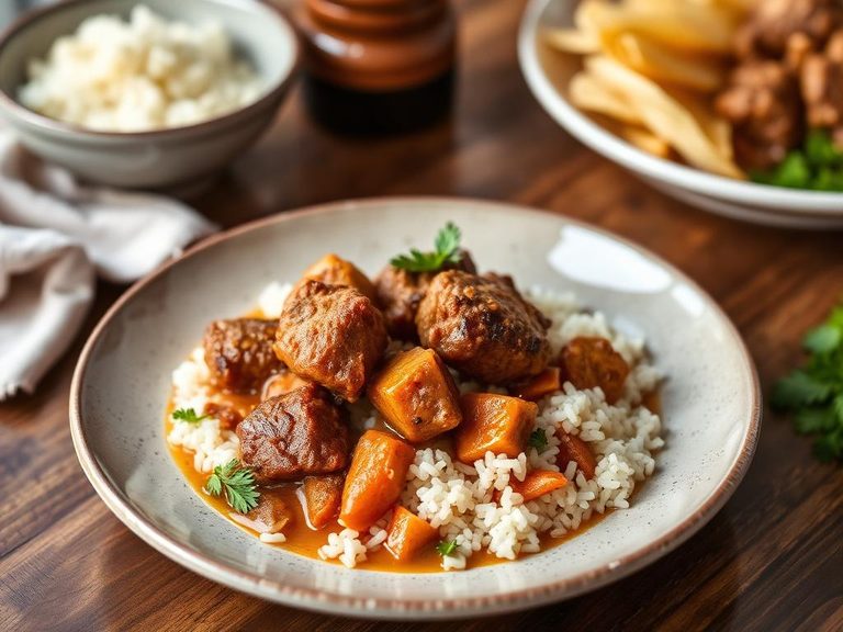 Slow-Cooked Lamb Flap Curry