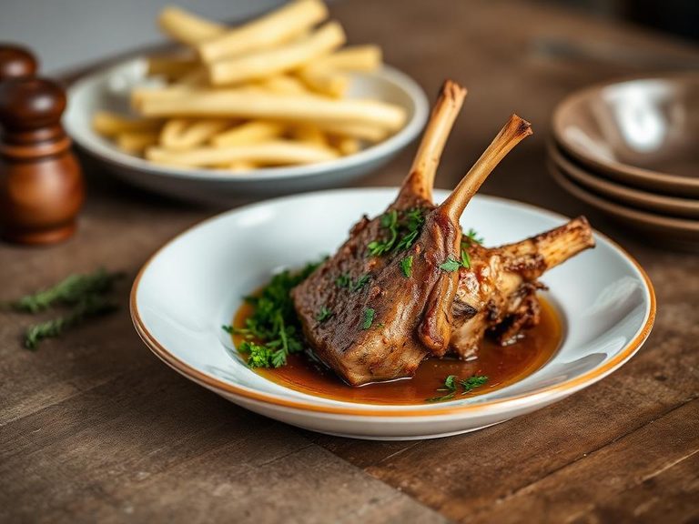 Slow-Cooker Lamb Neck with Herbs