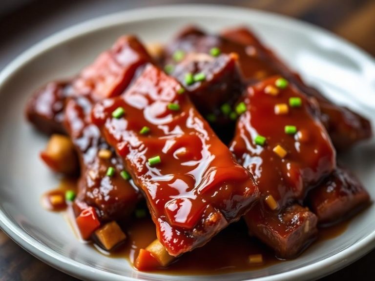Slow-Cooker Sweet and Sour Ribs