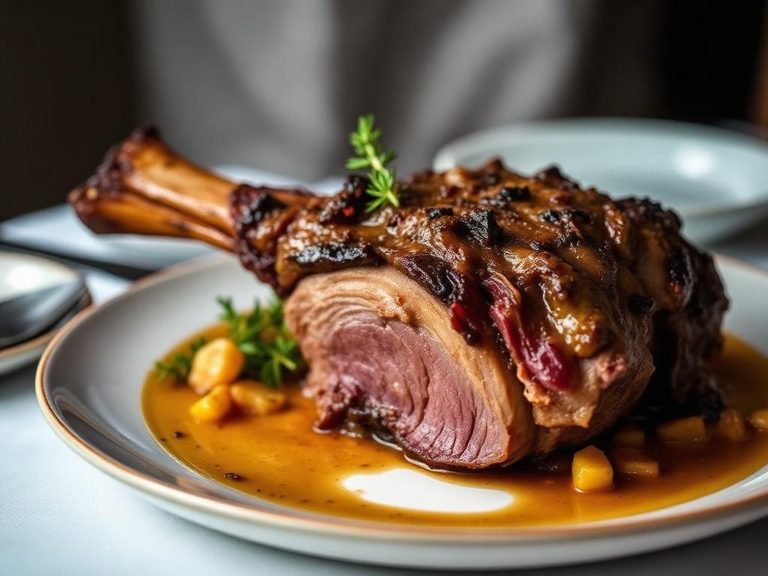 Slow-Roasted Leg of Lamb