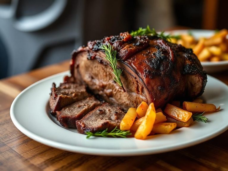 Smoked Elk Roast