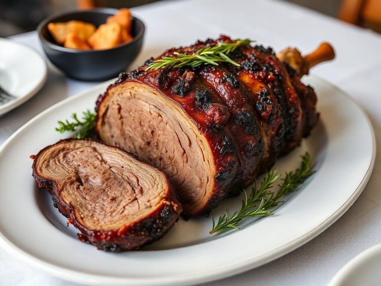 Smoked Emu Drum Roast