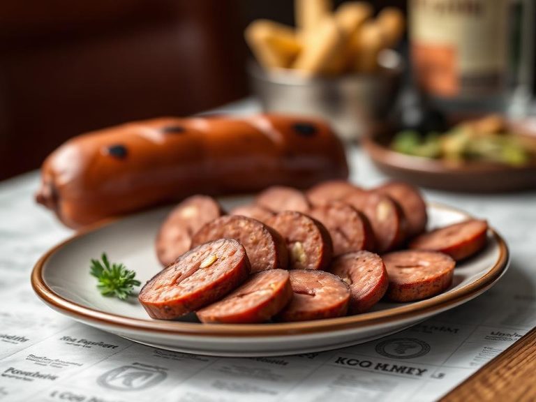 Smoked Groundhog Sausage