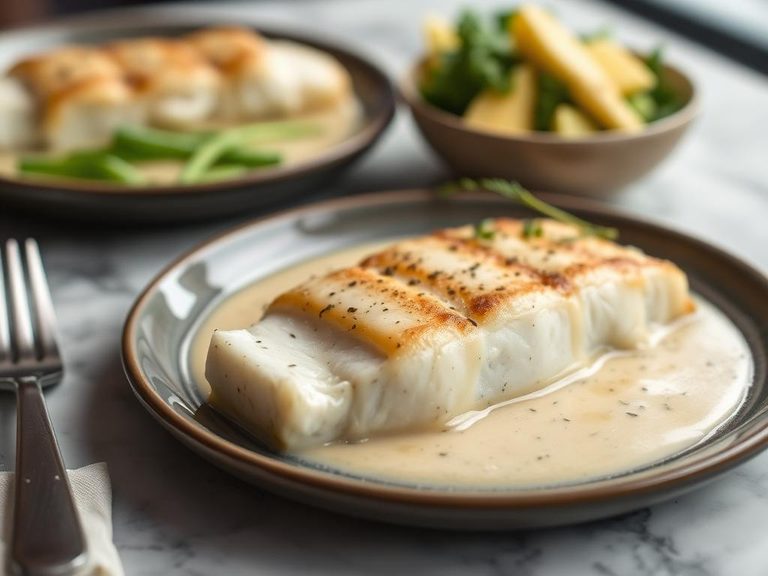 Smoked Haddock in a creamy sauce
