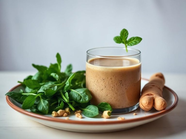 Smoothie Base with Ginger and Spinach