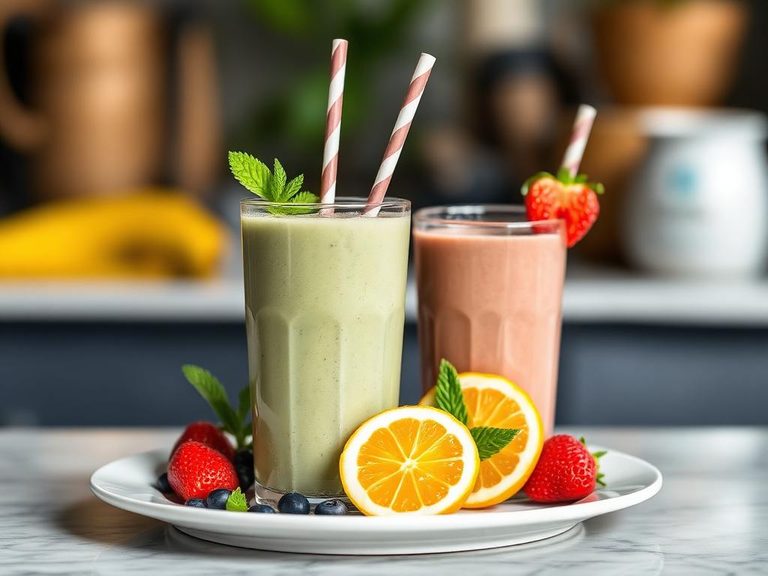 Smoothies and protein shakes