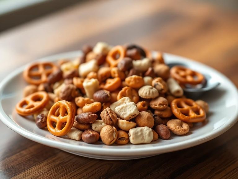 Snack Mix with Pretzels and Nuts