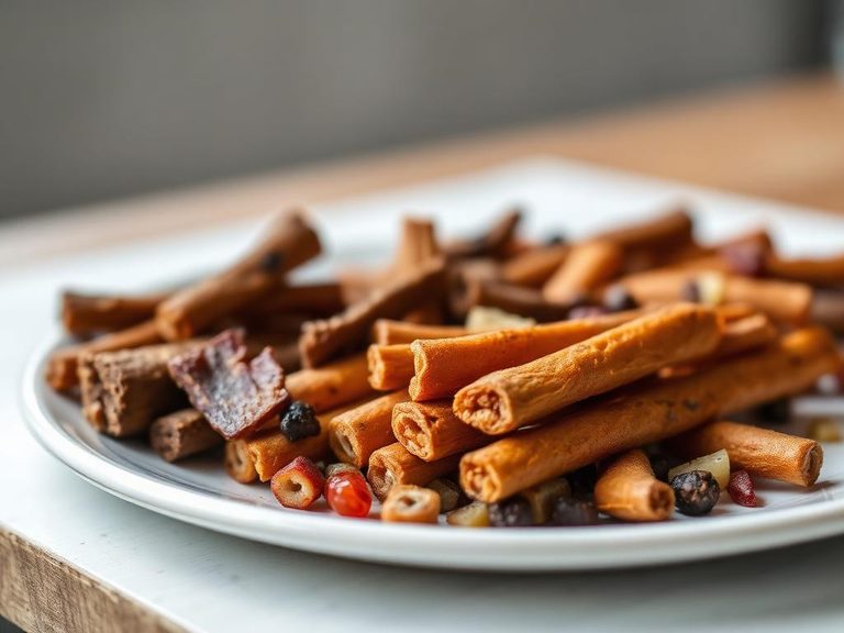 Snack sticks and jerky trail mixes