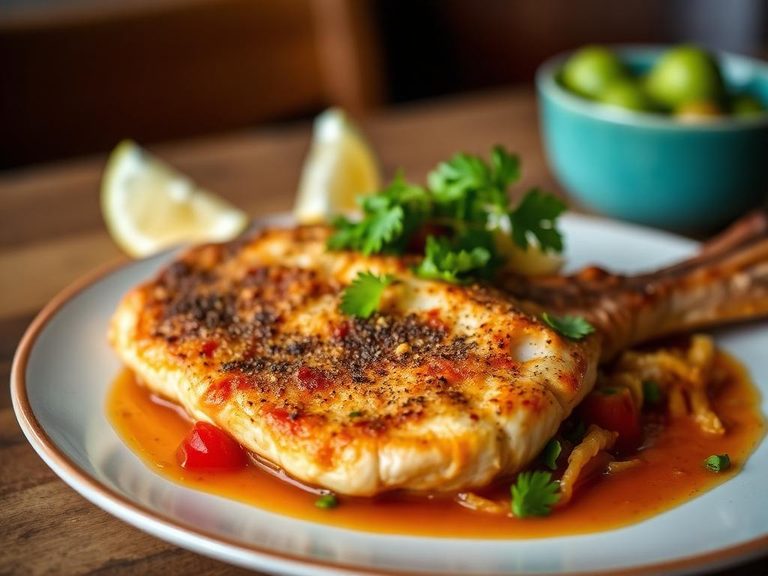 Snapper Veracruz (a classic Mexican dish)