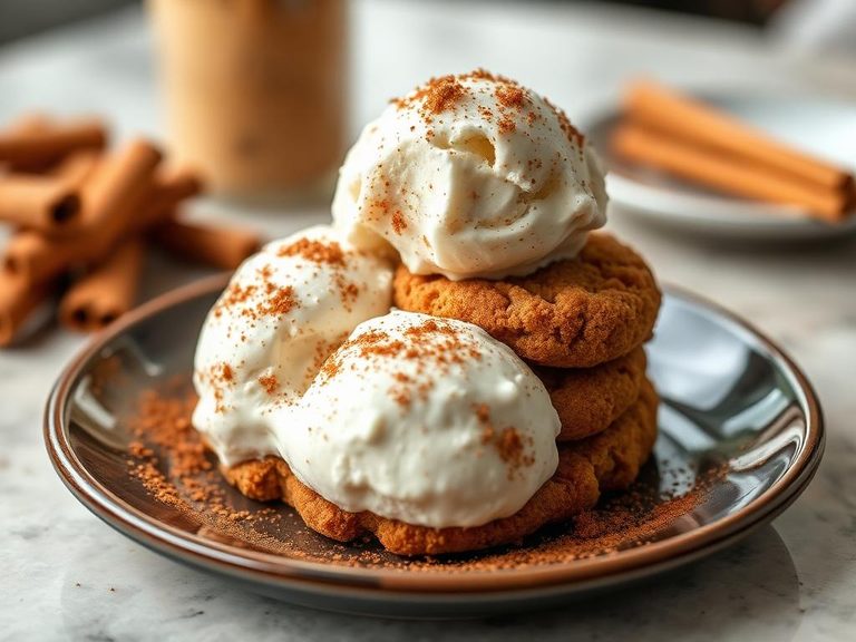 Snickerdoodle with Cinnamon Ice Cream
