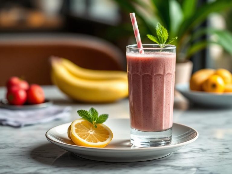 SoBe Smoothie (homemade blend with yogurt and fruit)