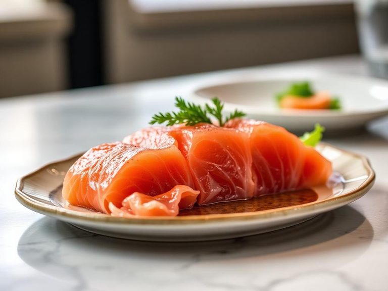 Sockeye Salmon Sashimi or Poke