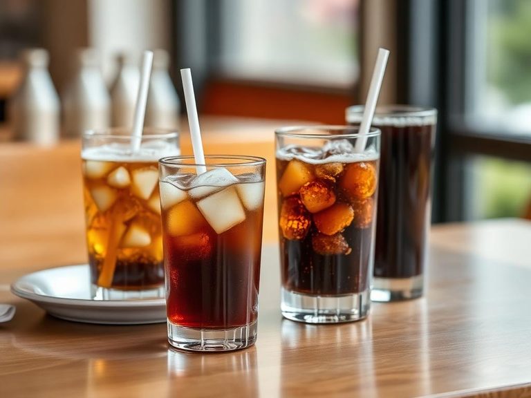 Soft drinks and colas