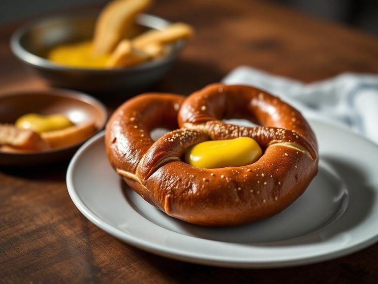 Soft Pretzel with Mustard