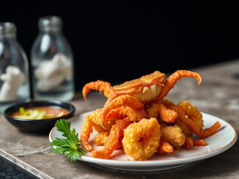 Soft-shell crab tempura