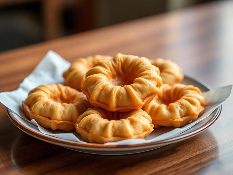Some fried dough pastries