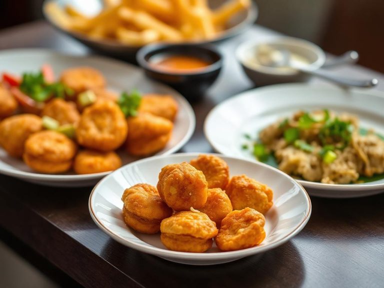 Some traditional fried snacks in certain cuisines