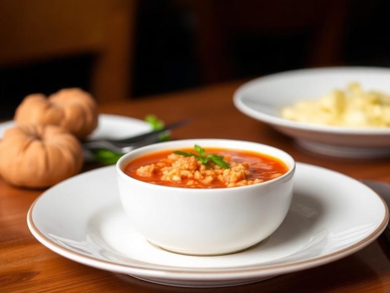 Sopa de Arroz Rojo