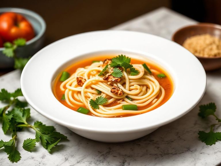 Sopa de Fideo con Verduras